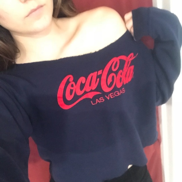 Vintage Cut-Off Coca-Cola Sweatshirt - Picture 5 of 5